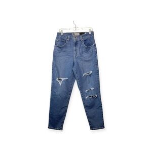 Women’s Levi’s Silver Tab Mom Jeans with distressing, size 30